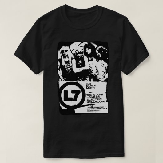L7 T - Shirt für beste Kunst (Design vorne)