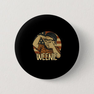 L7 Weenie Lustiger Baseball USA Button
