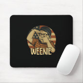 L7 Weenie Lustiger Baseball USA  Mousepad (Mit Mouse)