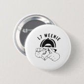 L7 Würstchen Funny Youth Kids Boys Baseball _1 Button (Vorne & Hinten)