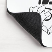 L7 Würstchen Funny Youth Kids Boys Baseball _1 Mousepad (Ecke)
