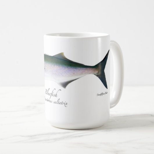 L 15 oz Bluefish Coffee Tasse (VorderseiteRechts)