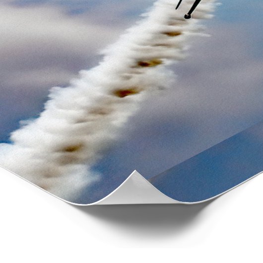 L-39 Albatros Trainer Jets über Higgins Lake, MI Poster (Ecke)