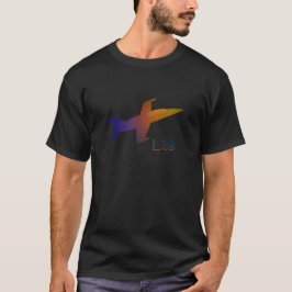 L-39 Fighter Jet Form farbige Grafik T-Shirt