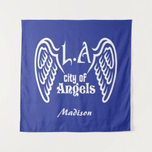 L.A. Flügel individuelle Name und Farbtapeten Wandteppich