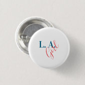 L. A. Girl Los Angeles Modern Minimalist Plain Button (Vorne & Hinten)