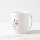 L. A. Girl Los Angeles Modern Minimalist Plain Kaffeetasse (VorderseiteRechts)