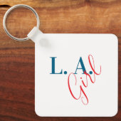 L. A. Girl Los Angeles Modern Minimalist Plain Schlüsselanhänger (Vorderseite)
