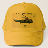 L.A. Landkreis-Sheriff-Rettung, L.A. COUNTY RESCUE Truckerkappe (Vorderseite)