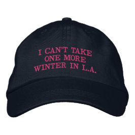 L.A. Winter Baseball Cap Bestickte Baseballkappe