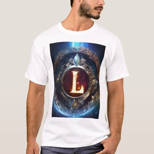 L Alphabet T-Shirt (Vorderseite)