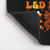 L&d Krankenschwester Herbst Coquette Geburt Mousepad (Ecke)