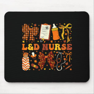 L&d Krankenschwester Herbst Coquette Geburt Mousepad