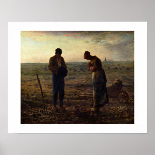 L’Angélus (Das Angelus) – Jean-François Millet Poster