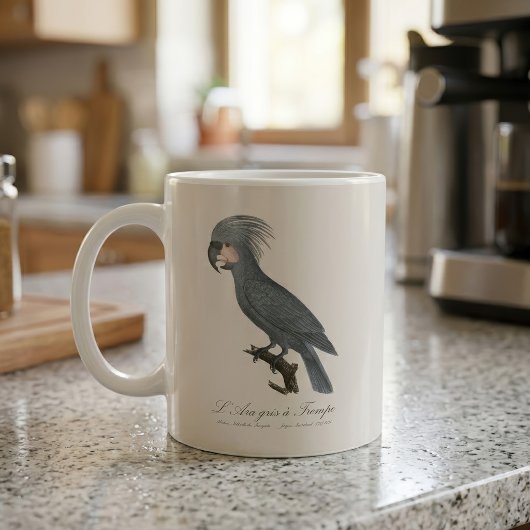 L’Ara gris à Trompe / Gray Palm Cockatoo Kaffeetasse