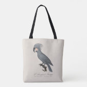 L’Ara gris à Trompe / Gray Palm Cockatoo Tasche (Rückseite)