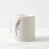 L' Ara Macao / Rot und Grün Kaffeetasse (Vorderseite Links)