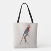 L' Ara Macao / Rot und Grün Tasche (Rückseite)
