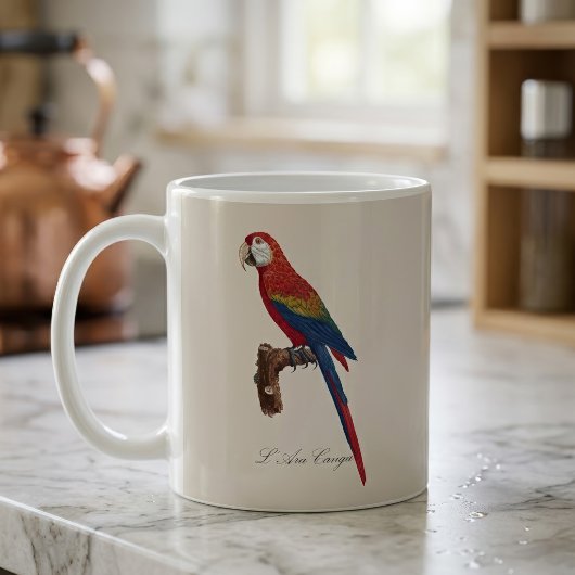 L' Ara Macao / Scarlet Macaw Kaffeetasse