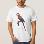 L' Ara Macao / Scarlet Macaw T-Shirt (Vorderseite)
