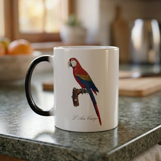 L' Ara Macao / Scarlet Macaw Verwandlungstasse