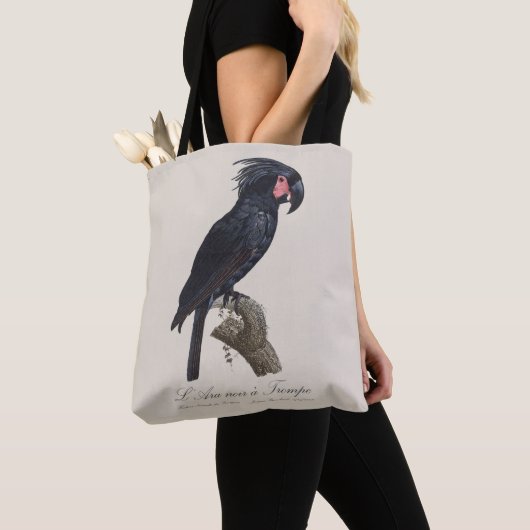 L' Ara Noir a Trompe / Palm Cockatoo Tasche (Von Nahem)