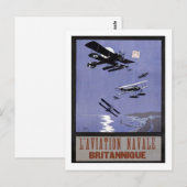 L' Aviation Navale Britannique Postkarte (Vorne/Hinten)