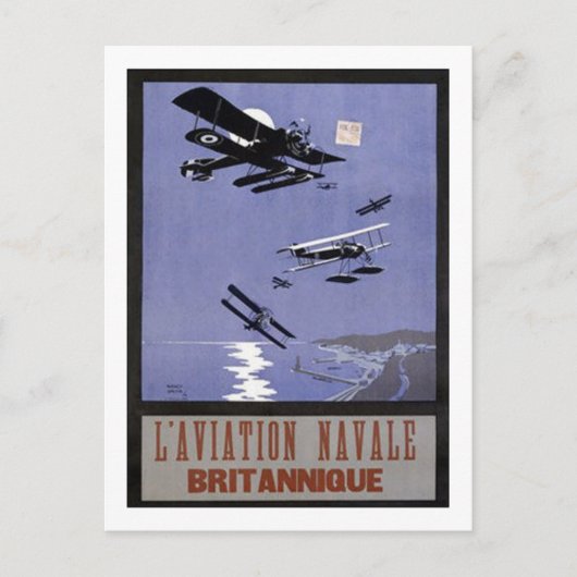 L' Aviation Navale Britannique Postkarte (Vorderseite)
