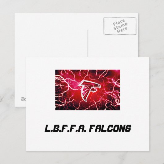 L.b.f.a. Falken unter 8 Postkarte (Vorne/Hinten)