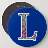 L belichteter Monogrammknopf Button (Vorne & Hinten)