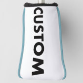 L. BLUE Piping Custom Golf Putter Headcover Blank (Rotieren 90)