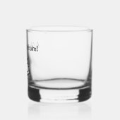 L’Chaim - Yiddish Style Design Whiskyglas (Links)
