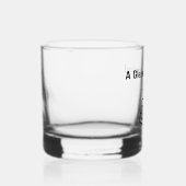 L’Chaim - Yiddish Style Design Whiskyglas (Rechts)
