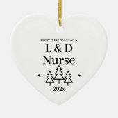 L&D-Arbeitsleistung Krankenversicherung - Erste We Keramik Ornament (Vorne)