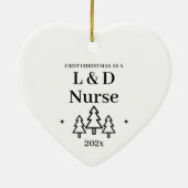 L&D-Arbeitsleistung Krankenversicherung - Erste We Keramik Ornament (Hinten)