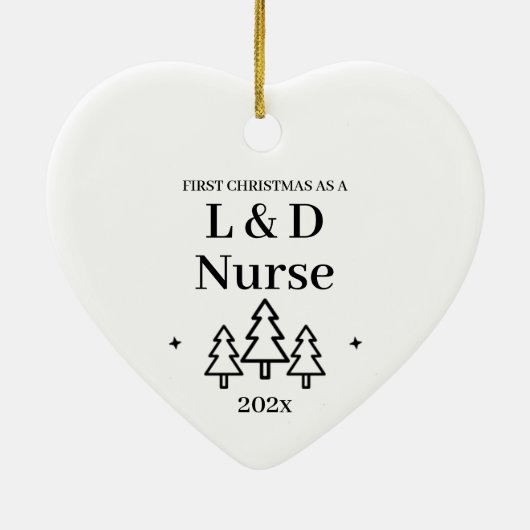 L&D-Arbeitsleistung Krankenversicherung - Erste We Keramik Ornament (Hinten)