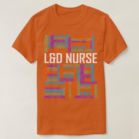 L D Krankenwörter T-Shirt (Design vorne)