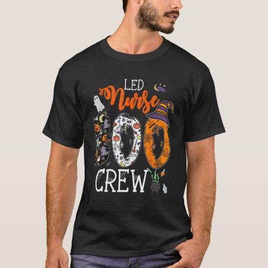 L&D Nurse Boo Crew Halloween Labour & Delivery Nur T-Shirt (Vorderseite)