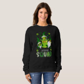 L&D Nurse Squad Pflege St Patrick Day Gnomes Iris Sweatshirt (Vorne ganz)