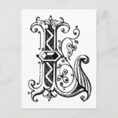 L Dekorationsschreiben Postkarte (Vorderseite)