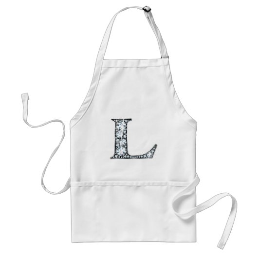 "L" Diamant Bling-Schürze Schürze (Vorne)