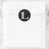 "L" Diamant Bling Sticker (Tasche)