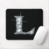 L "Diamond Bling" Print Mousepad (Mit Mouse)