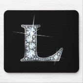 L "Diamond Bling" Print Mousepad (Vorne)