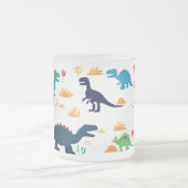 l Dinosaurier-Muster  Mattglastasse (Mittel)