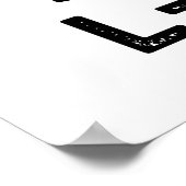 L-Eier Funny Egg Pun Poster (Ecke)