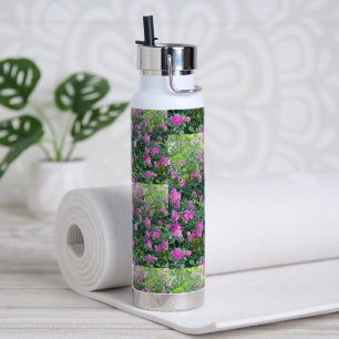l Farbige Blumenmuster Trinkflasche