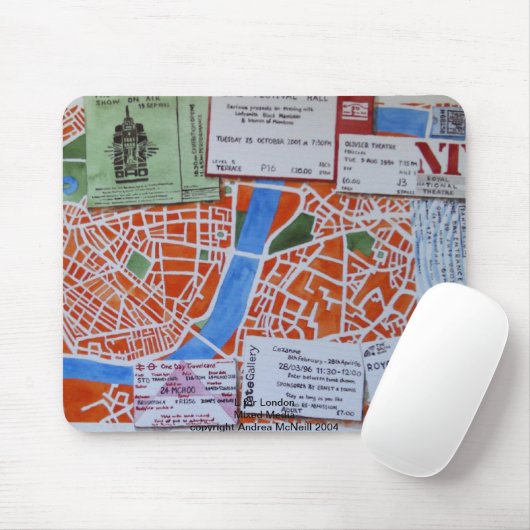 L für London Mousepad (Mit Mouse)
