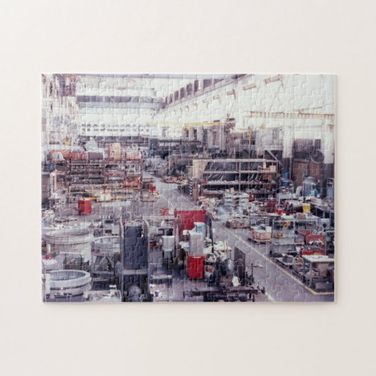 L-Gebäude Challenge Puzzle (Horizontal)