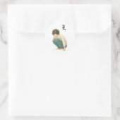 L Ghibli Runder Aufkleber (Tasche)